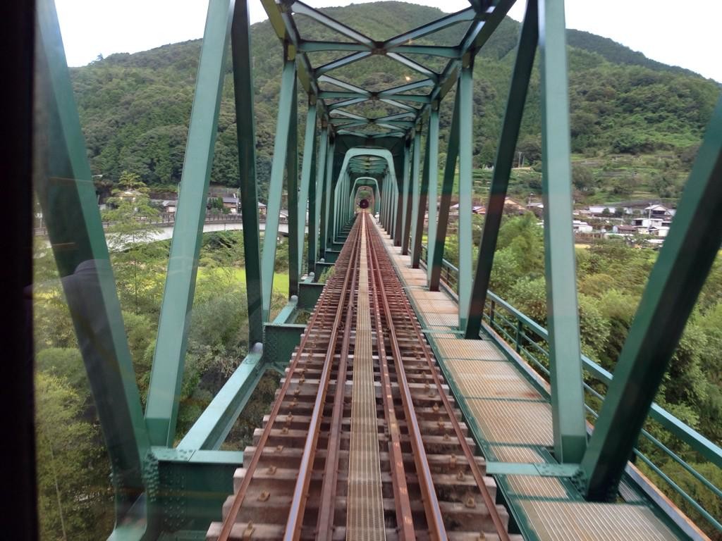 予土線の三島鉄道橋