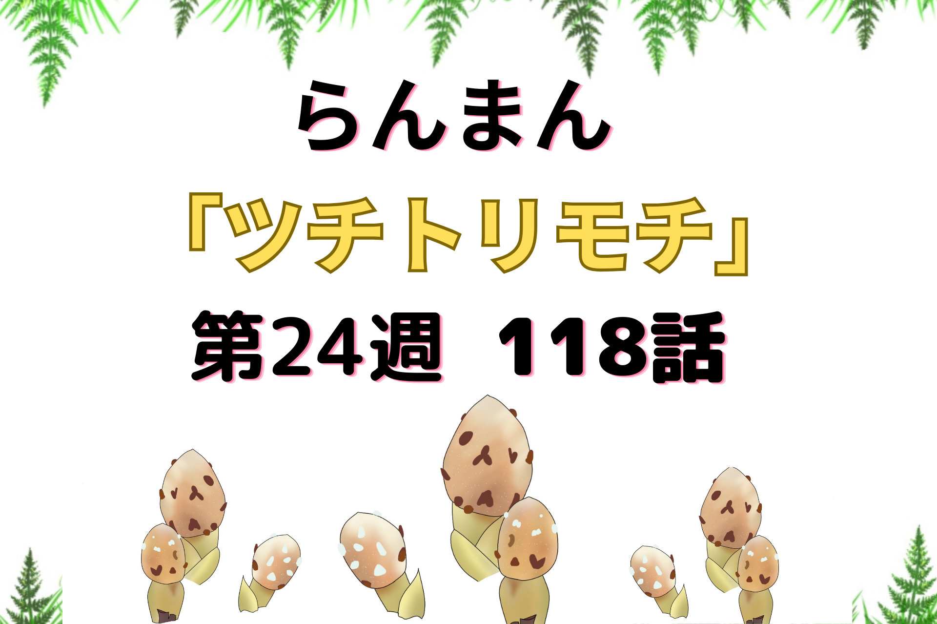 朝ドラ『らんまん』ツチトリモチ118話