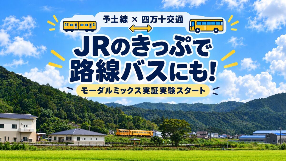 予土線モーダルミックス実証実験